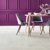 Karndean frosted stone tile flooring in a dining area