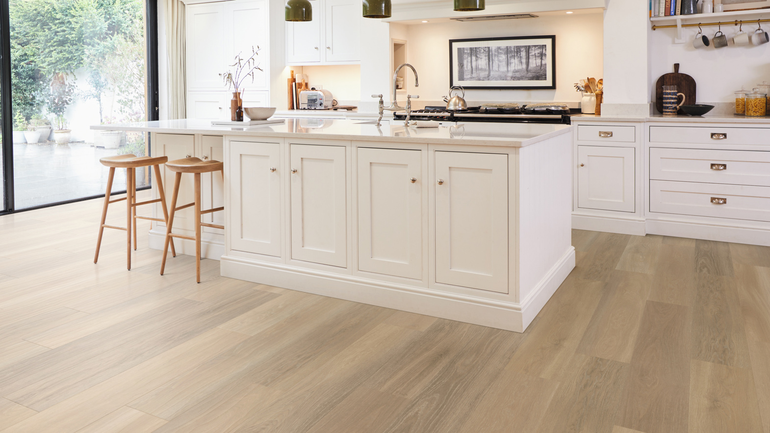 Dune Oak (RL24 | AKP-RL24) floors in a bright kitchen