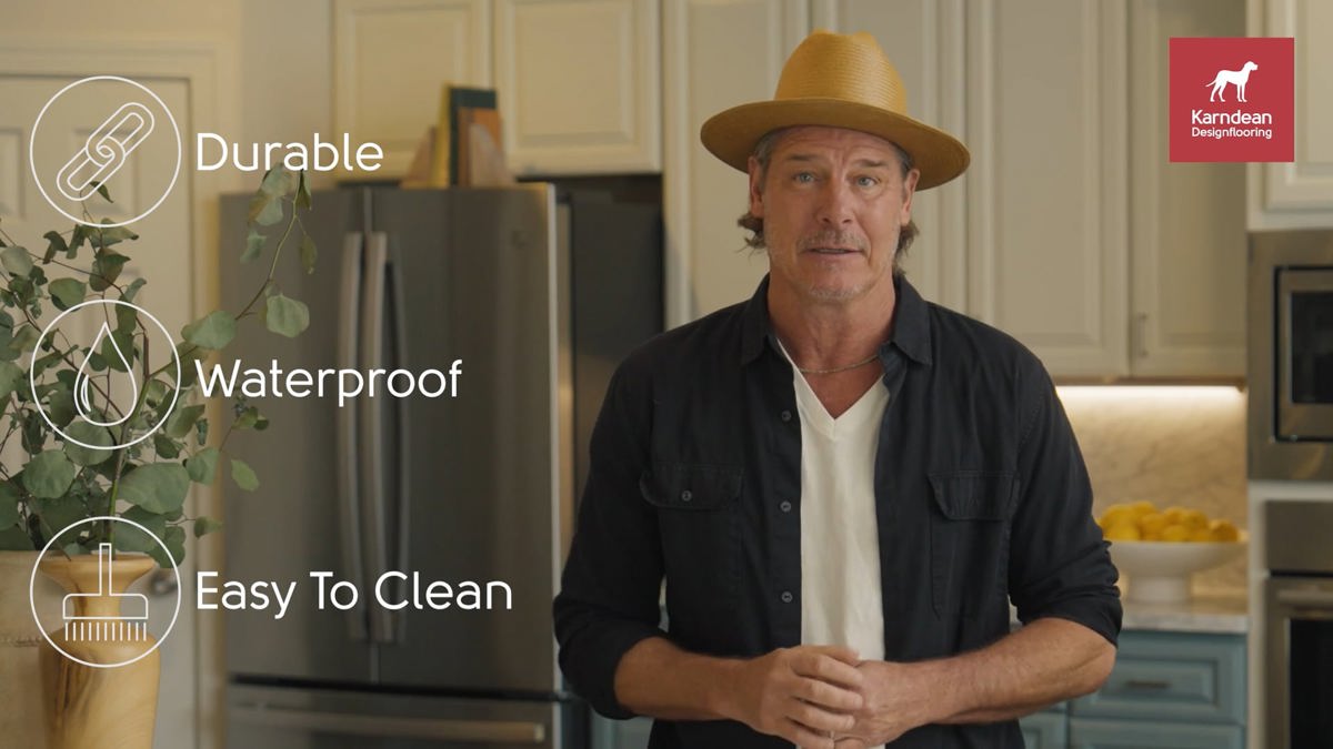 Ty Pennington discussing why he chooses Karndean lvt