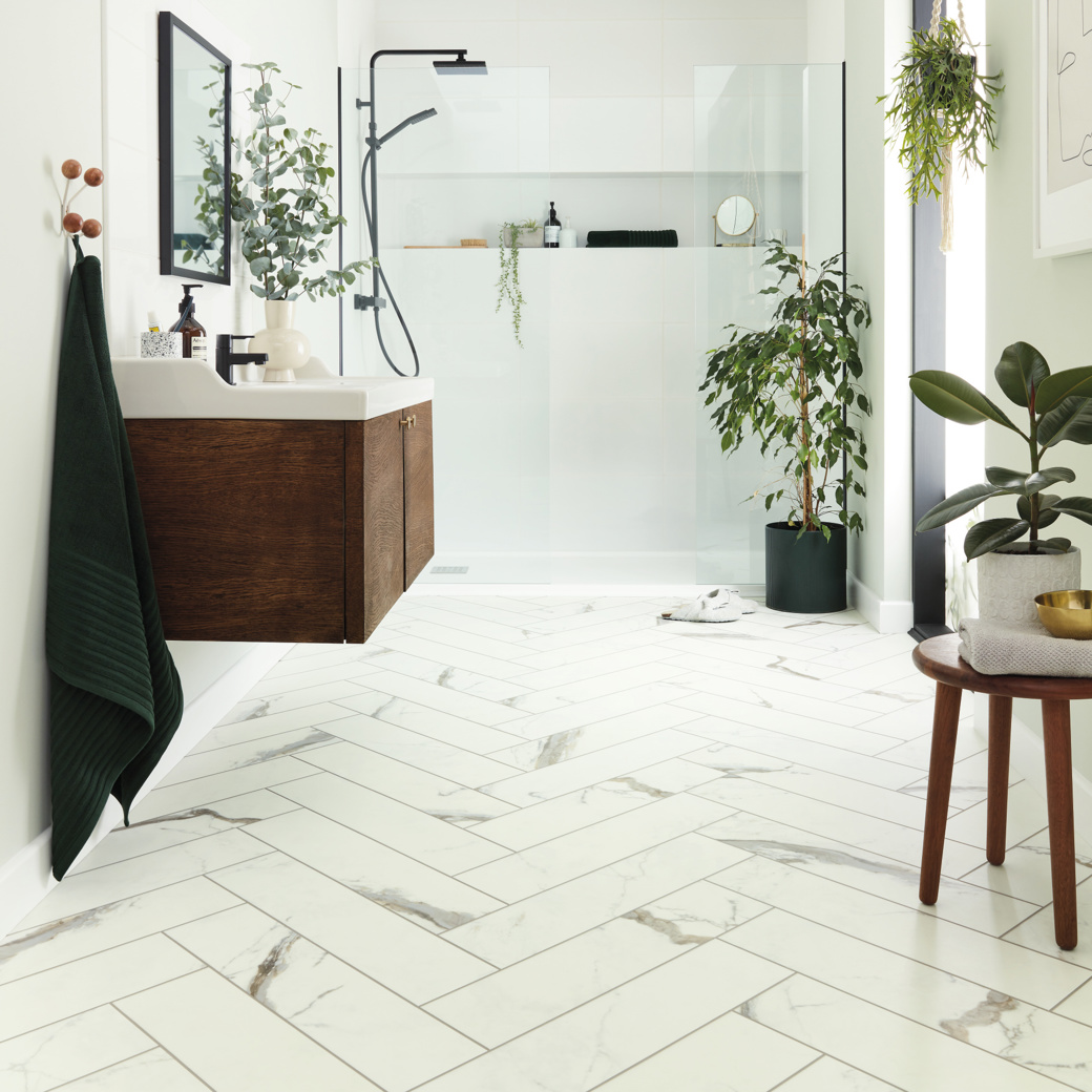 Brunella Marble SM-RKT3013-G in a bathroom